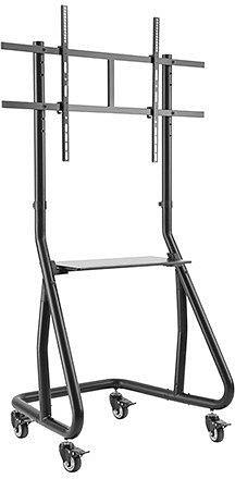 Подставка для телевизора Ultramounts UM 298 черный 60"-105" макс.100кг напольный мобильный фото 1