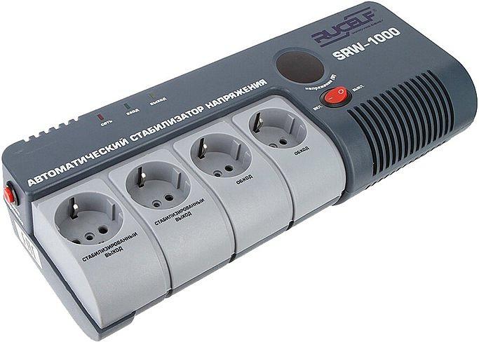 Стабилизатор напряжения Rucelf SRW-1000-D 1кВА однофазный белый фото 1