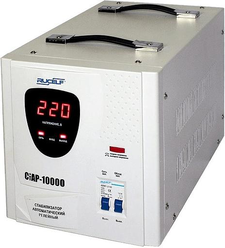Стабилизатор напряжения Rucelf СтАР-10000 10кВА однофазный белый фото 1