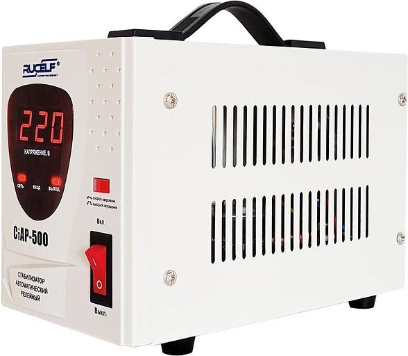 Стабилизатор напряжения Rucelf СтАР-500 0.5кВА однофазный белый фото 2