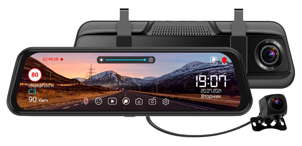 Видеорегистратор TrendVision MR-810 GT черный 1080x1920 1080p 140гр. GPS MSTAR 8336N фото 1