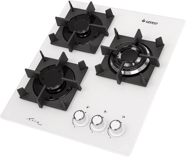 Газовая варочная поверхность Gefest ПВГ 2100-01 K32 белый фото 3