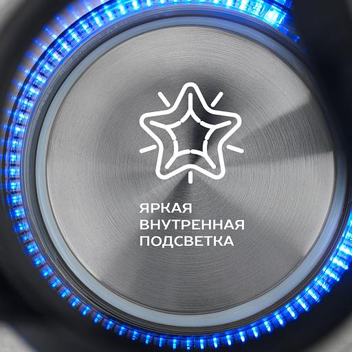 Чайник электрический Scarlett SC-EK27G94 1.7л. 2200Вт нержавеющая сталь (корпус: стекло) фото 8