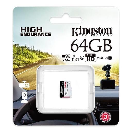 Флеш карта microSDXC 64Gb Class10 Kingston SDCE/64GB High Endurance w/o adapter фото 3