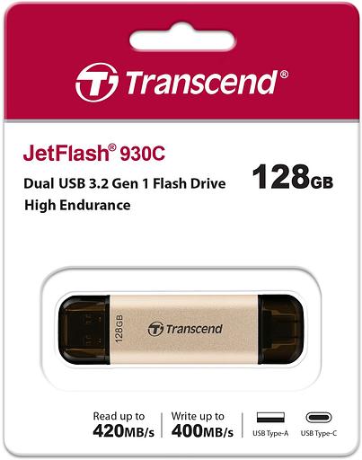 Флеш-накопитель Transcend JetFlash 930C (TS128GJF930C) фото 3
