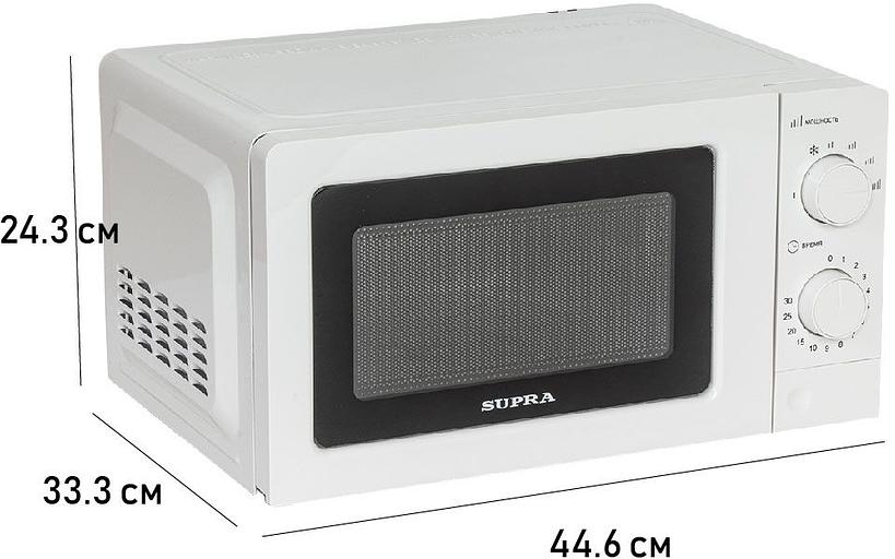 Микроволновая Печь Supra 20MW61 20л. 700Вт белый фото 9