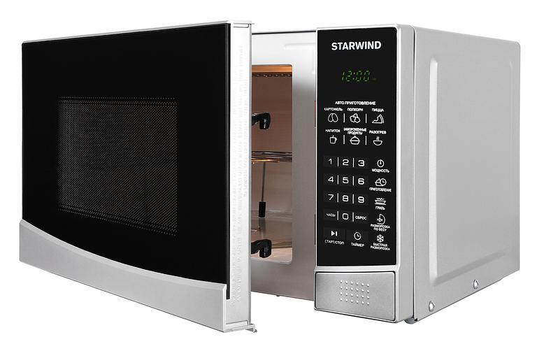 Микроволновая Печь Starwind SMW3120 20л. 700Вт серебристый/черный фото 4