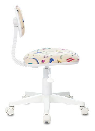 Кресло детское Бюрократ CH-W201NX песочный Sticks 02 крестовина пластик пластик белый фото 3