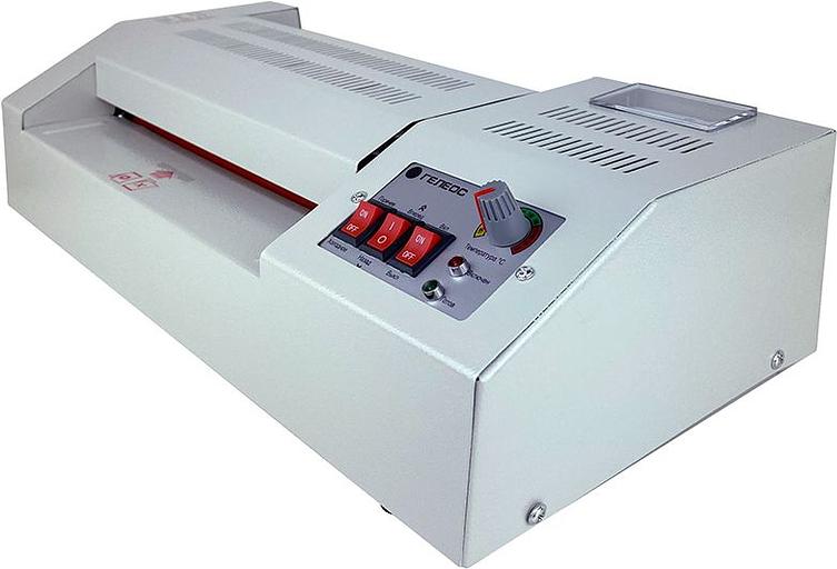 Ламинатор Heleos ЛМ_А4Про серый A4 (60-250мкм) 62см/мин (4вал.) хол.лам. лам.фото реверс фото 1