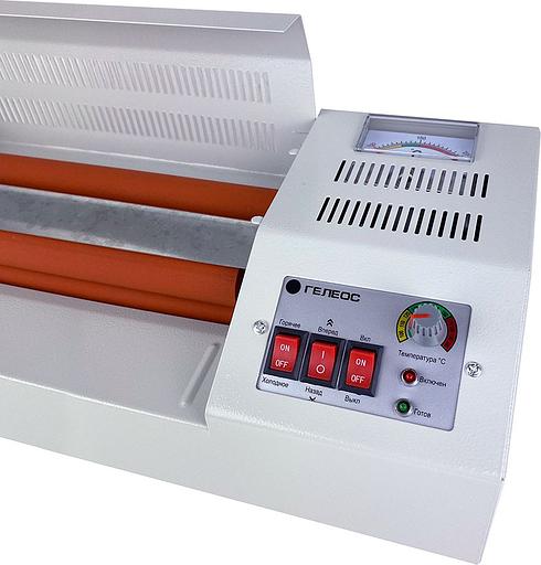 Ламинатор Heleos ЛМ_А4Про серый A4 (60-250мкм) 62см/мин (4вал.) хол.лам. лам.фото реверс фото 4