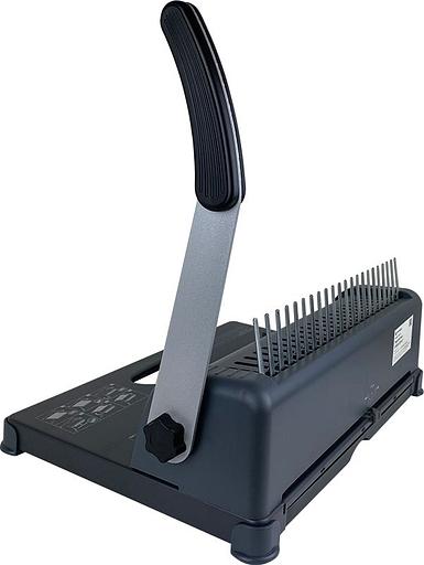 Переплетчик Heleos БП-12 A4/перф.12л.сшив/макс.450л./пластик.пруж. (6-51мм) фото 3