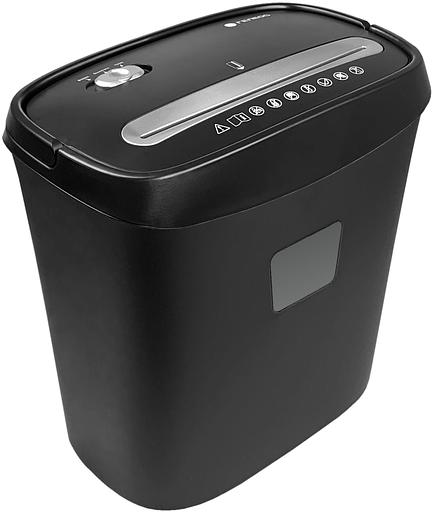 Шредер Heleos УД15-4 черный (секр.P-4) фрагменты 7лист. 15лтр. скобы пл.карты фото 1