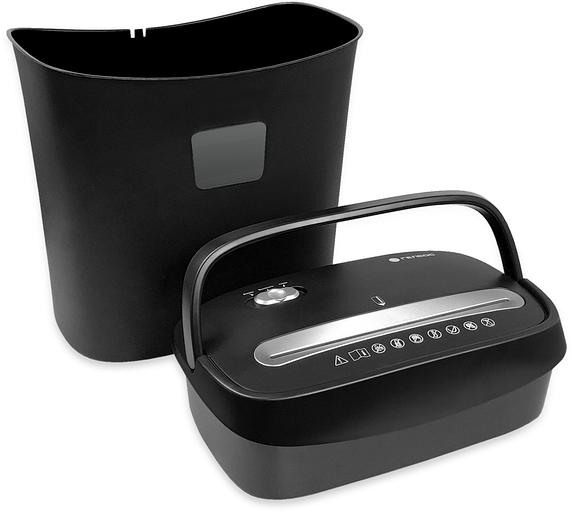 Шредер Heleos УД15-4 черный (секр.P-4) фрагменты 7лист. 15лтр. скобы пл.карты фото 3