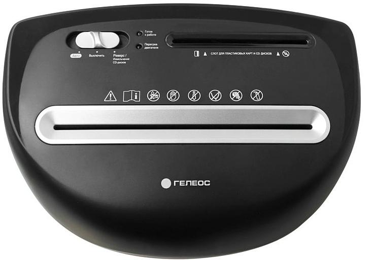 Шредер Heleos УП23-4 черный (секр.P-4) фрагменты 13лист. 23лтр. скрепки скобы пл.карты CD фото 4