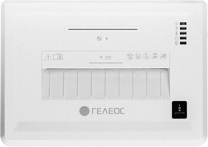 Шредер Heleos УМ26-5 белый (секр.P-5) фрагменты 9лист. 26лтр. скрепки скобы пл.карты CD фото 5