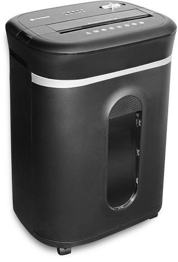 Шредер Heleos УМ28-4 черный (секр.P-4) фрагменты 17лист. 28лтр. скрепки скобы пл.карты CD фото 1