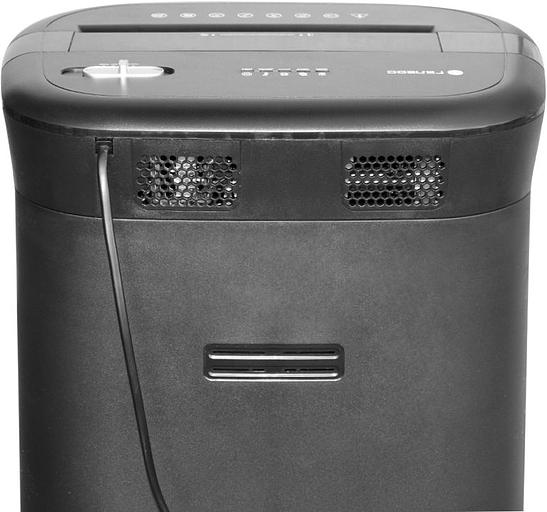 Шредер Heleos УМ28-4 черный (секр.P-4) фрагменты 17лист. 28лтр. скрепки скобы пл.карты CD фото 5