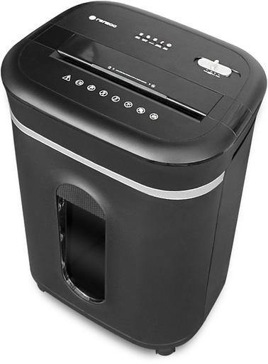 Шредер Heleos УМ28-4 черный (секр.P-4) фрагменты 17лист. 28лтр. скрепки скобы пл.карты CD фото 7