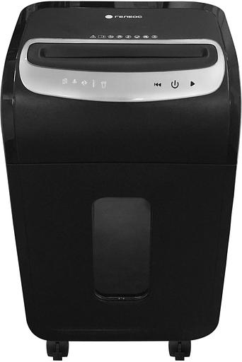 Шредер Heleos УМ35-5 черный (секр.P-5) фрагменты 23лист. 35лтр. скрепки скобы пл.карты CD фото 2