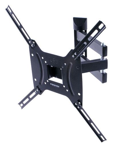 Кронштейн для телевизора Kromax DIX-24 черный 15"-55" макс.35кг настенный поворотно-выдвижной и наклонный фото 1