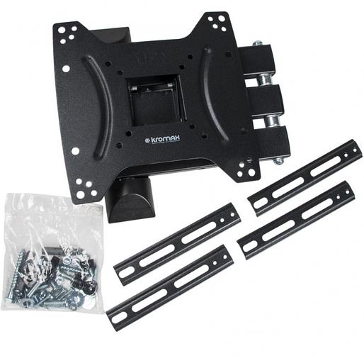 Кронштейн для телевизора Kromax OPTIMA-404 черный 15"-55" макс.35кг настенный поворотно-выдвижной и наклонный фото 8