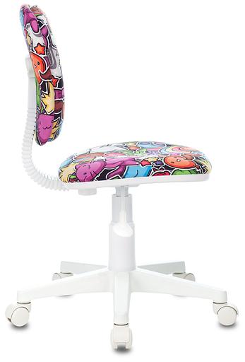 Кресло детское Бюрократ CH-W204NX мультиколор маскарад крестовина пластик пластик белый фото 3