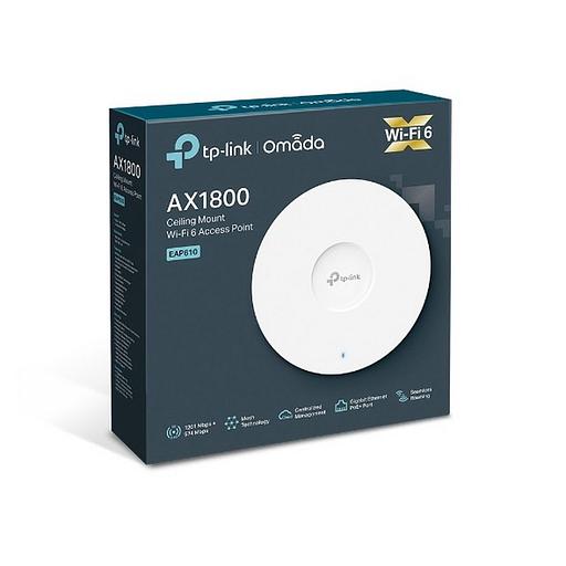 Точка доступа TP-Link EAP610 AX1800 10/100/1000BASE-TX белый фото 4
