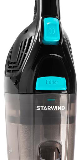 Пылесос ручной Starwind SCH1550 800Вт черный фото 6