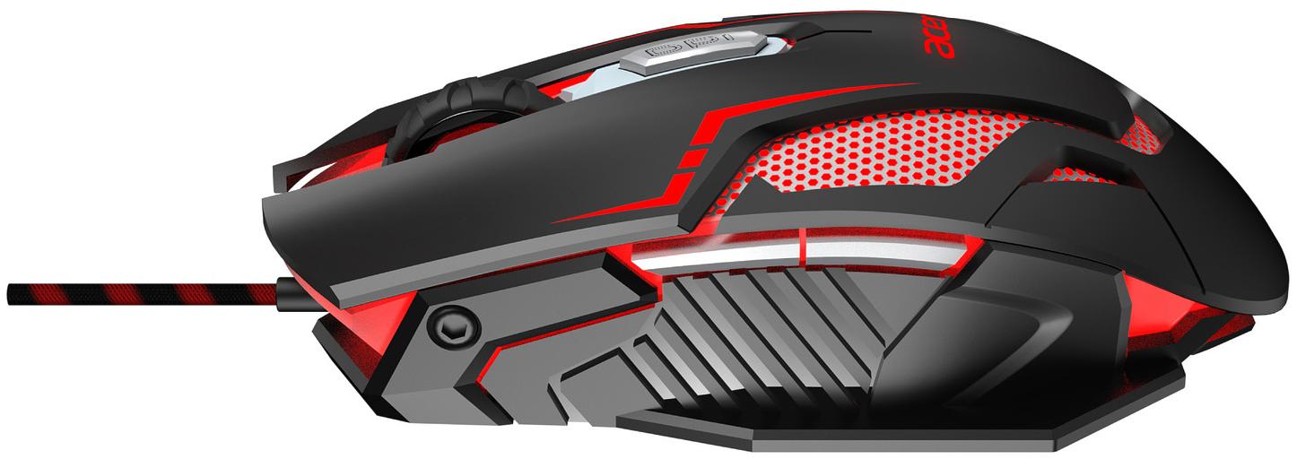 Мышь Acer OMW125 черный оптическая (3200dpi) USB (6but) фото 4