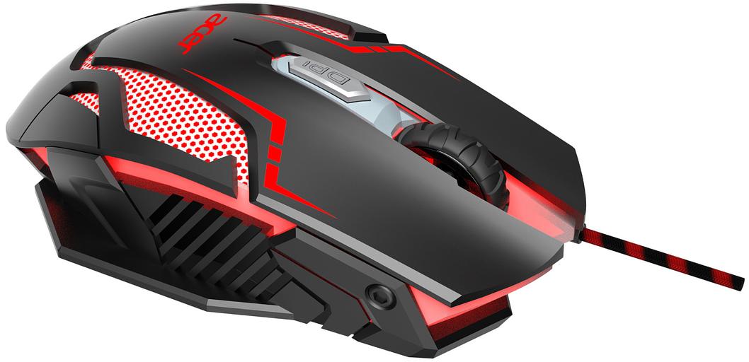 Мышь Acer OMW125 черный оптическая (3200dpi) USB (6but) фото 5