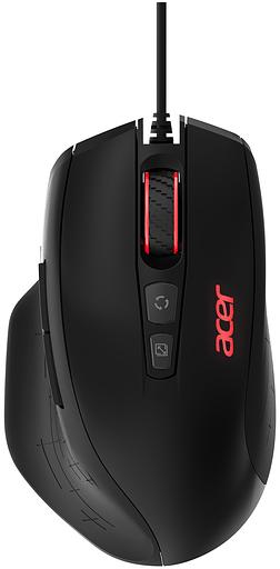 Мышь Acer OMW124 черный оптическая (6400dpi) USB (6but) фото 1