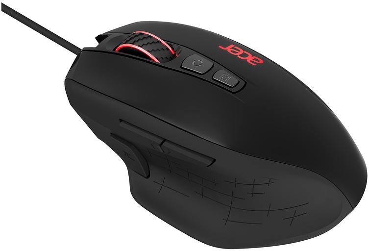 Мышь Acer OMW124 черный оптическая (6400dpi) USB (6but) фото 6