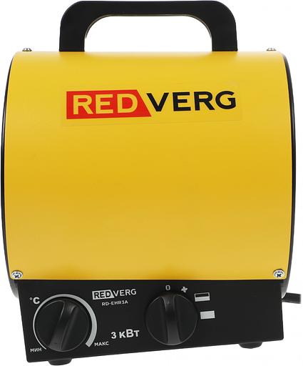 Тепловая пушка электрическая RedVerg RD-EHR3A желтый/черный фото 3