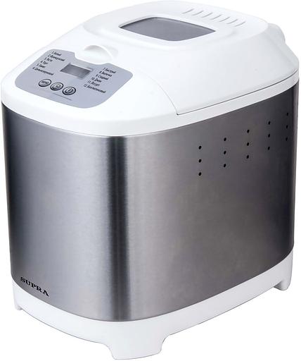 Хлебопечь Supra BMS-220 нержавеющая сталь/белый фото 1