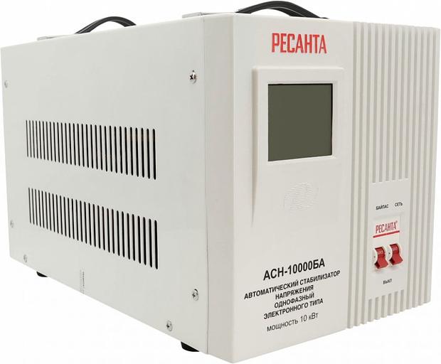 Стабилизатор напряжения Ресанта АСН-10000БА однофазный серый (63/6/40) фото 5