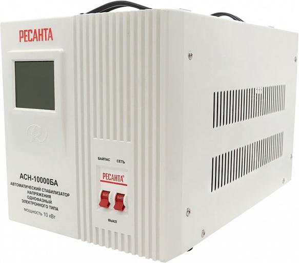 Стабилизатор напряжения Ресанта АСН-10000БА однофазный серый (63/6/40) фото 6