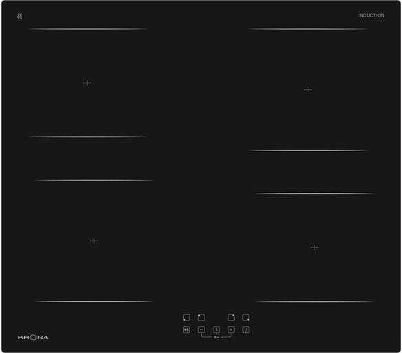 Индукционная варочная поверхность Krona REMO 60 BL черный фото 1