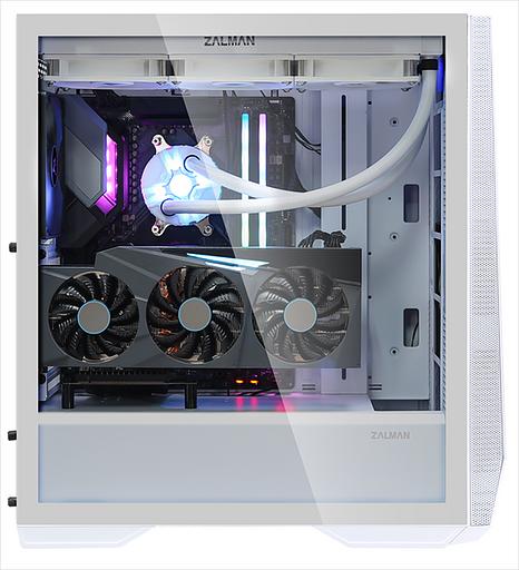 Корпус Zalman Z9 Iceberg белый без БП ATX 3x120mm 2x140mm 4xUSB2.0 audio bott PSU фото 4