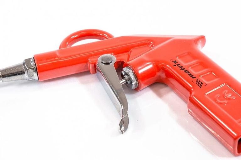 Пистолет продувочный Matrix 57332 250л/мин оранжевый/серебристый фото 3