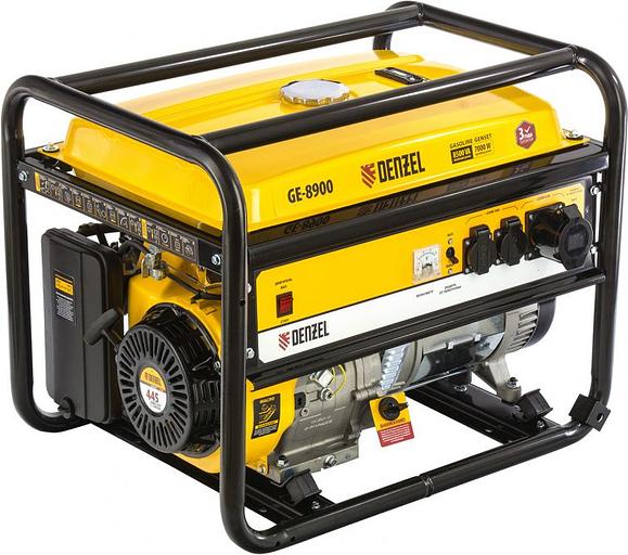 Генератор Denzel GE 8900 8.5кВт фото 1