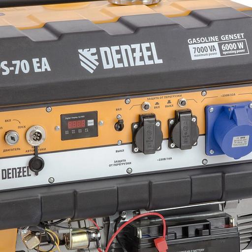 Генератор Denzel PS 70 EA 6кВт фото 7