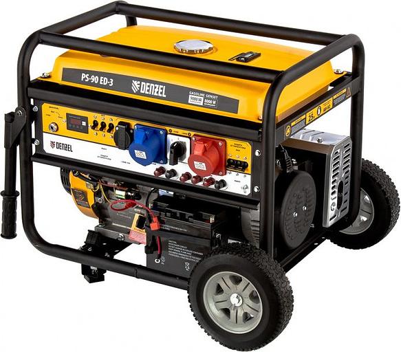 Генератор Denzel PS 90 ED-3 9кВт фото 3