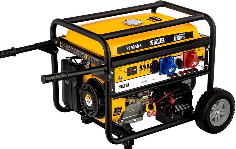 Генератор Denzel PS 90 ED-3 9кВт фото 6