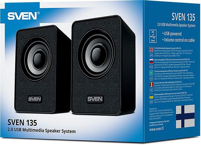 АС SVEN 135, черный (6 Вт, питание USB) Sven SV-020231 фото 5