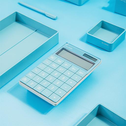 Калькулятор настольный Deli Nusign ENS041blue синий 12-разр. фото 5