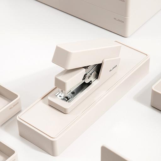 Степлер Deli ENS081GREY Nusign 24/6 26/6 (25листов) серый 100скоб коробка фото 5