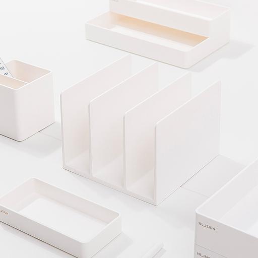 Подставка-ограничитель для книг Deli ENS006WHITE 162х162х122мм фото 4