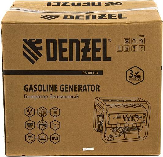 Генератор Denzel PS 80 E-3 6.6кВт фото 7