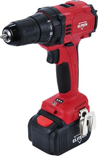 Дрель-шуруповерт Elitech ДА 12БЛ2 (Е2201.001.02) аккум. патрон:быстрозажимной (кейс в комплекте) (191606) фото 1