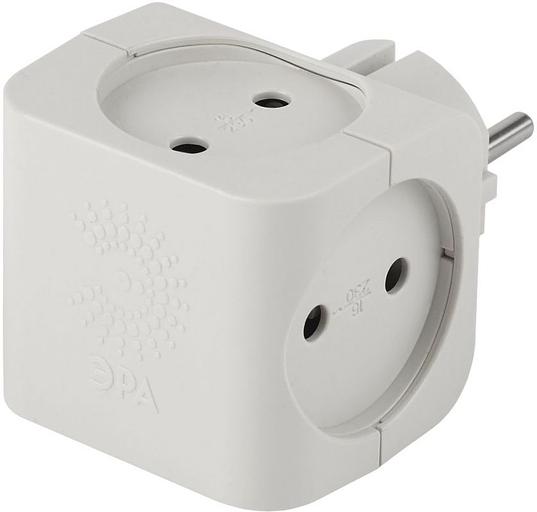 Сетевой разветвитель Эра SP-4-W (4 розетки) белый (пакет ПЭ) фото 1